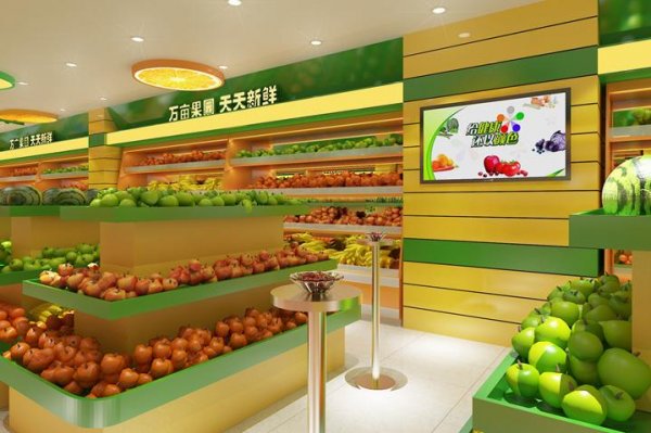 水果店鋪這樣裝修，銷售量暴增！