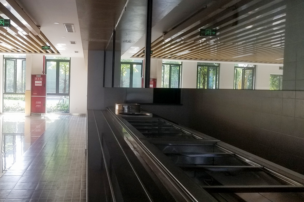 園區(qū)廠房單位職工食堂裝修實(shí)景圖