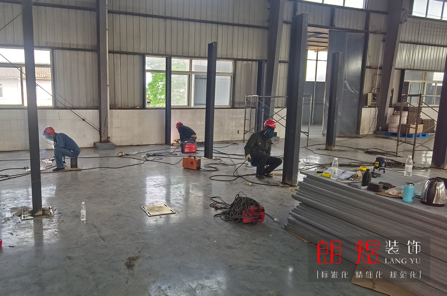 工廠鋼結構廠房裝修搭建施工（四）